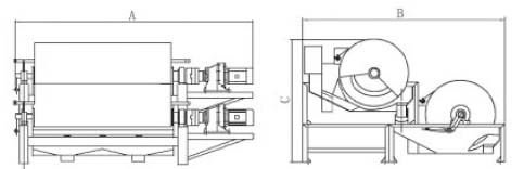 2XCTN雙筒永磁筒式磁選機